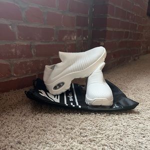 Brand new white slip on tennis shoes
